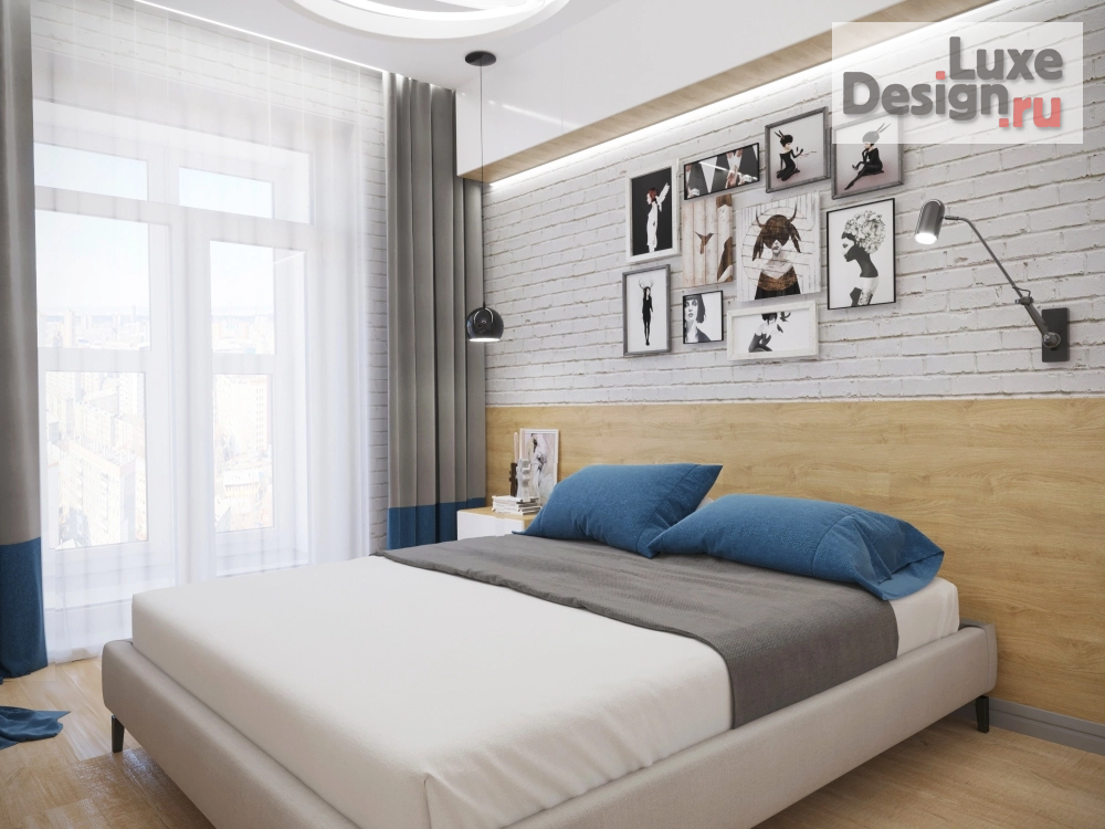 Дизайн интерьера двухкомнатной квартиры "2-х комнатная квартира для молодой семьи в ЖК "Ньютон". г.Челябинск" (фото 18) от дизайнера Горшкова Кристина Дизайн интерьера двухкомнатной квартиры "2-х комнатная квартира для молодой семьи в ЖК "Ньютон". г.Челябинск" (фото 18)