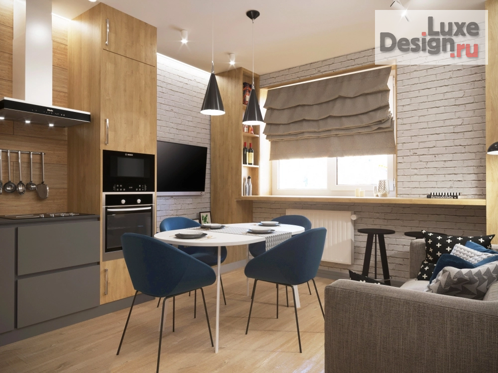 Дизайн интерьера двухкомнатной квартиры "2-х комнатная квартира для молодой семьи в ЖК "Ньютон". г.Челябинск" (фото 11) от дизайнера Горшкова Кристина Дизайн интерьера двухкомнатной квартиры "2-х комнатная квартира для молодой семьи в ЖК "Ньютон". г.Челябинск" (фото 11)