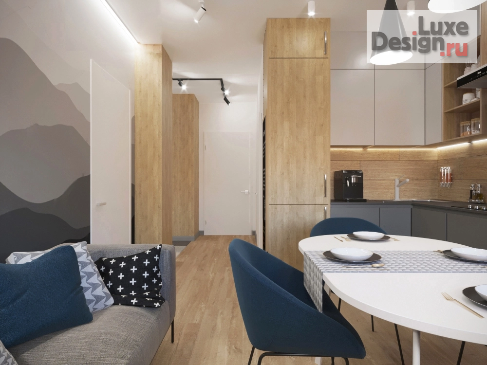 Дизайн интерьера двухкомнатной квартиры "2-х комнатная квартира для молодой семьи в ЖК "Ньютон". г.Челябинск" (фото 14) от дизайнера Горшкова Кристина Дизайн интерьера двухкомнатной квартиры "2-х комнатная квартира для молодой семьи в ЖК "Ньютон". г.Челябинск" (фото 14)