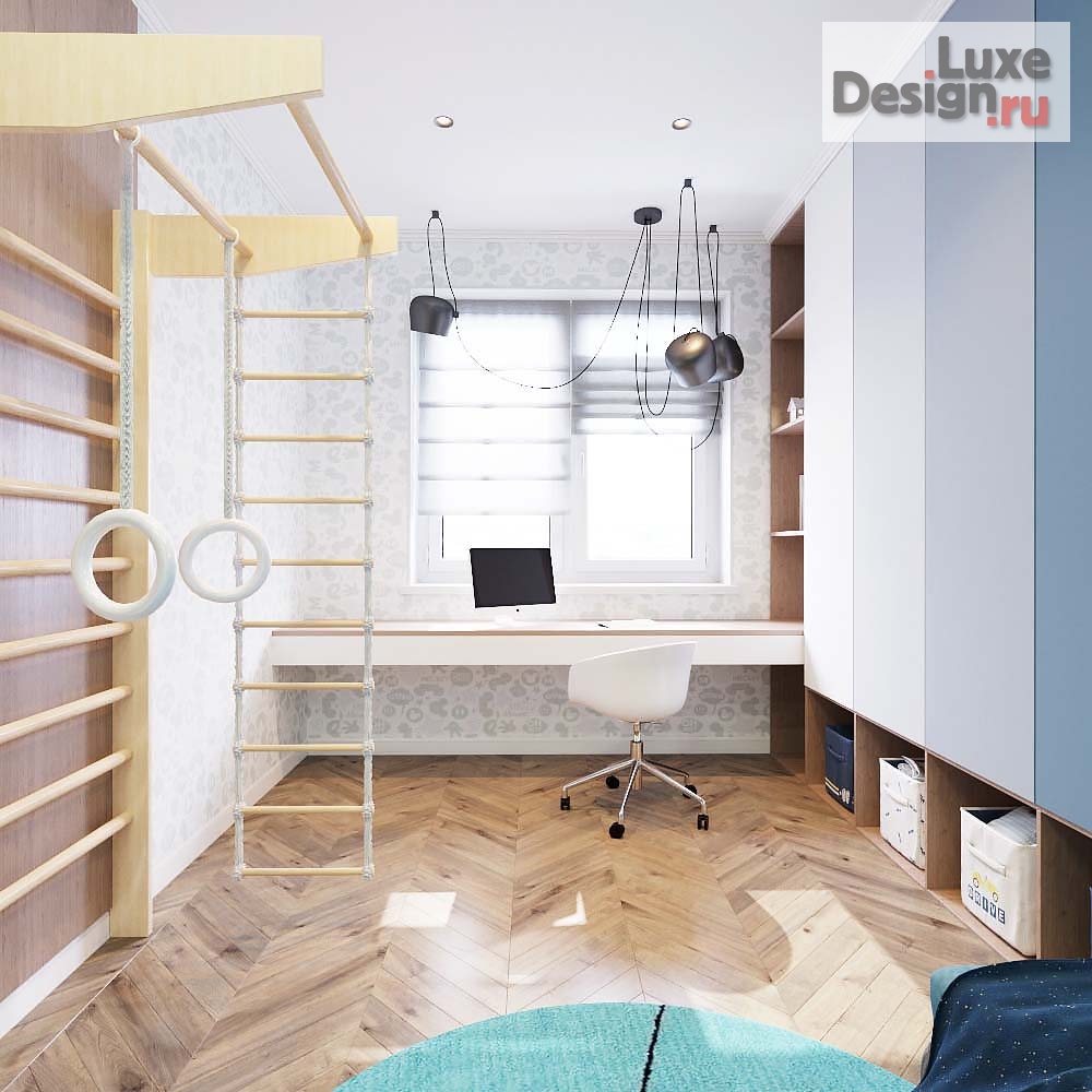 Дизайн интерьера детской "Детская. Квартира 135 м 2" (фото 6)