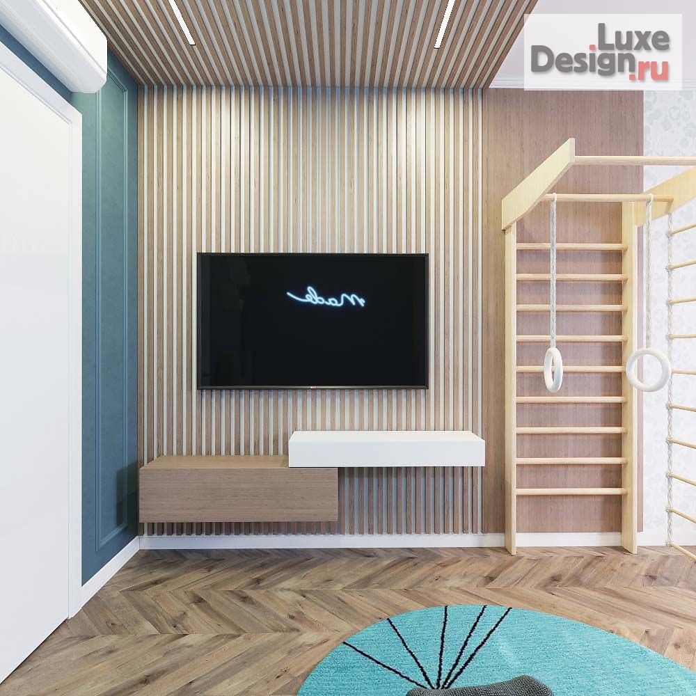 Дизайн интерьера детской "Детская. Квартира 135 м 2" (фото 7)