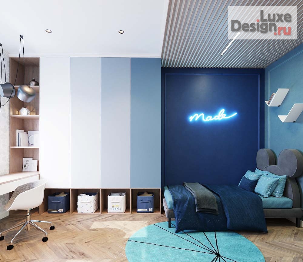 Дизайн интерьера детской "Детская. Квартира 135 м 2" (фото 1)