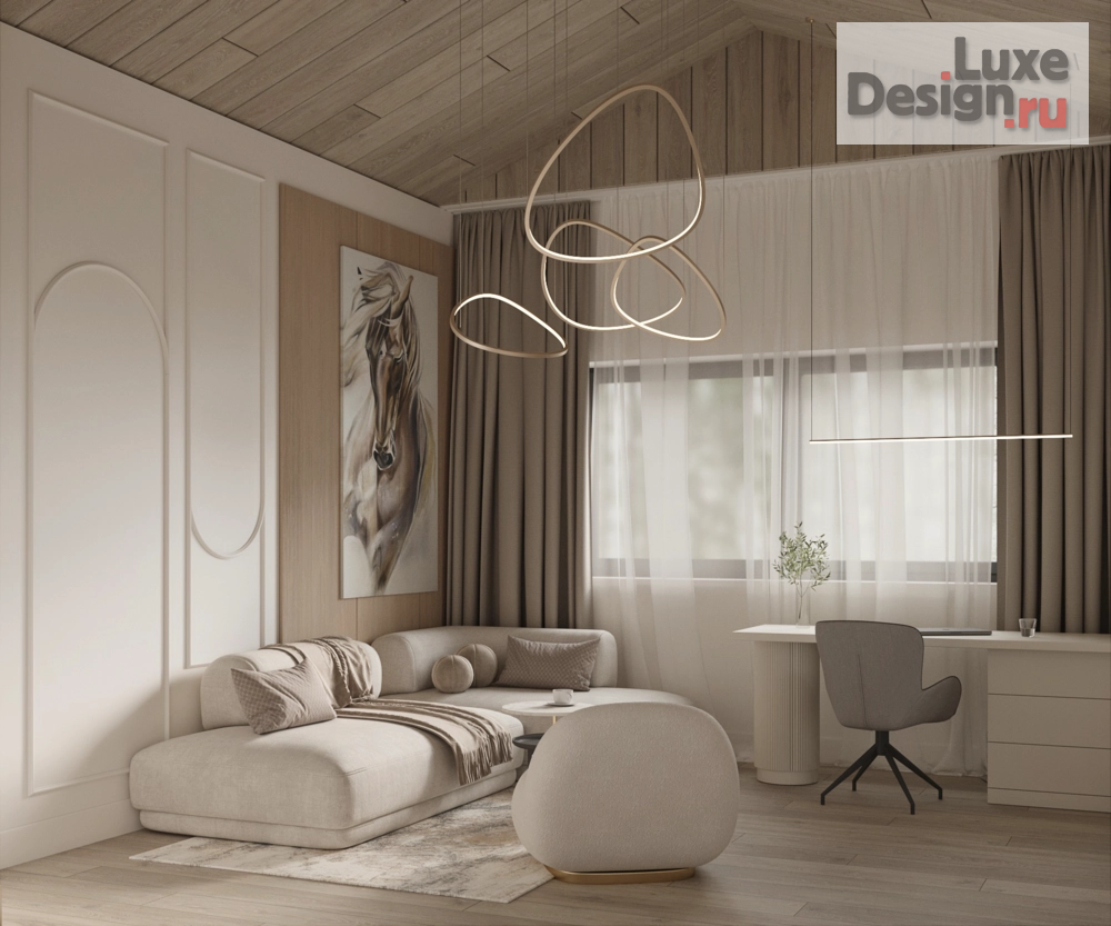 Дизайн интерьера коттеджа "Проект загородного дома" (фото 28)