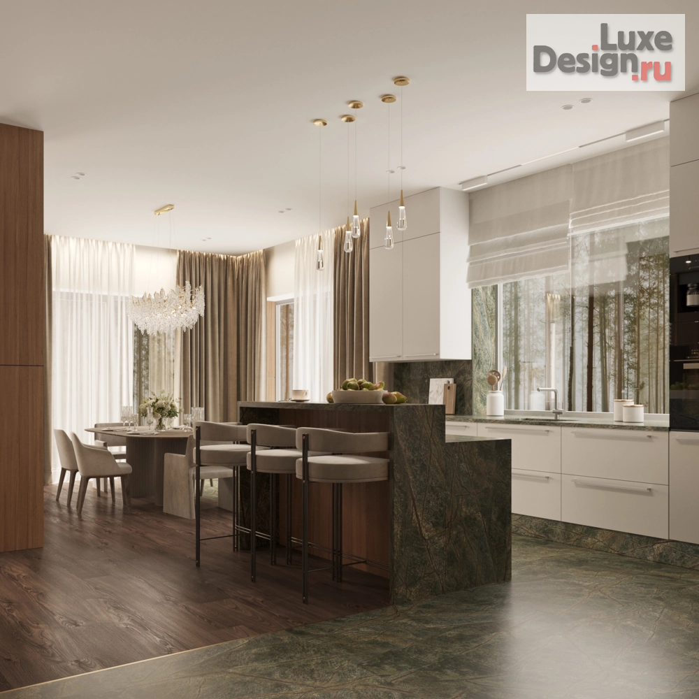 Дизайн интерьера коттеджа "Проект загородного дома" (фото 3)