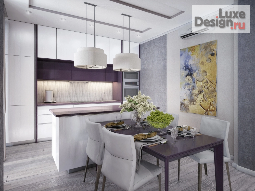 Дизайн интерьера трехкомнатной квартиры "Квартира в ЖК Ньютон" (фото 3) от дизайнера Богданова Ирина Дизайн интерьера трехкомнатной квартиры "Квартира в ЖК Ньютон" (фото 3)