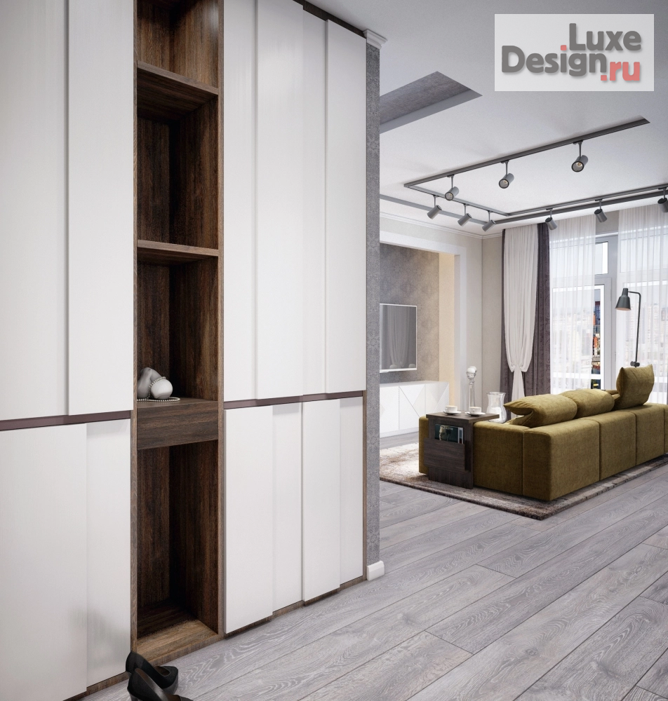 Дизайн интерьера трехкомнатной квартиры "Квартира в ЖК Ньютон" (фото 7) от дизайнера Богданова Ирина Дизайн интерьера трехкомнатной квартиры "Квартира в ЖК Ньютон" (фото 7)