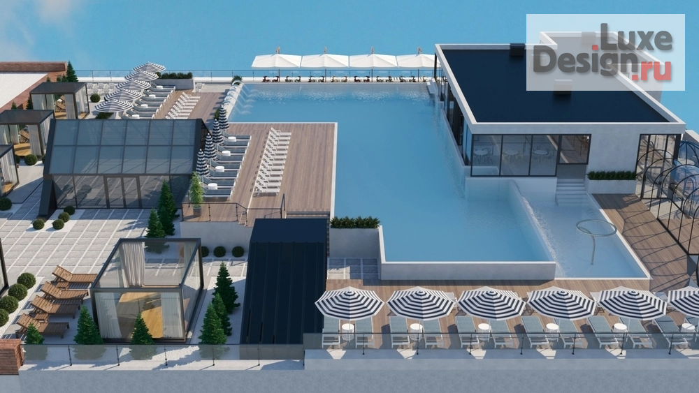 Дизайн интерьера оздоровительного комплекса "Термы "Лето". Эскизный проект крыши." (фото 6)