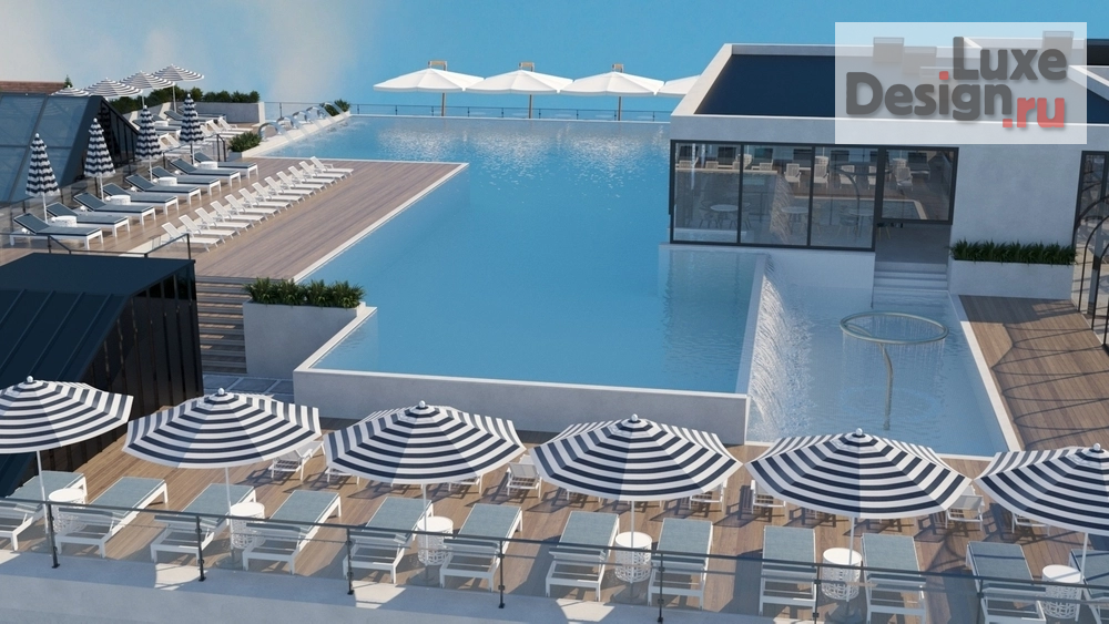 Дизайн интерьера оздоровительного комплекса "Термы "Лето". Эскизный проект крыши." (фото 7)