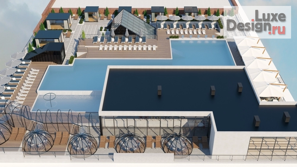 Дизайн интерьера оздоровительного комплекса "Термы "Лето". Эскизный проект крыши." (фото 8)