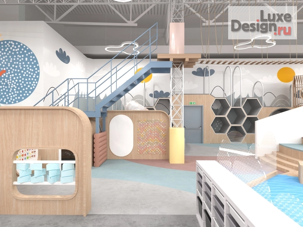 Дизайн интерьера торгового комплекса "Проект семейного парка развлечений "Мегаленд" ТРЦ "МЕГА" Омск" (фото 9)