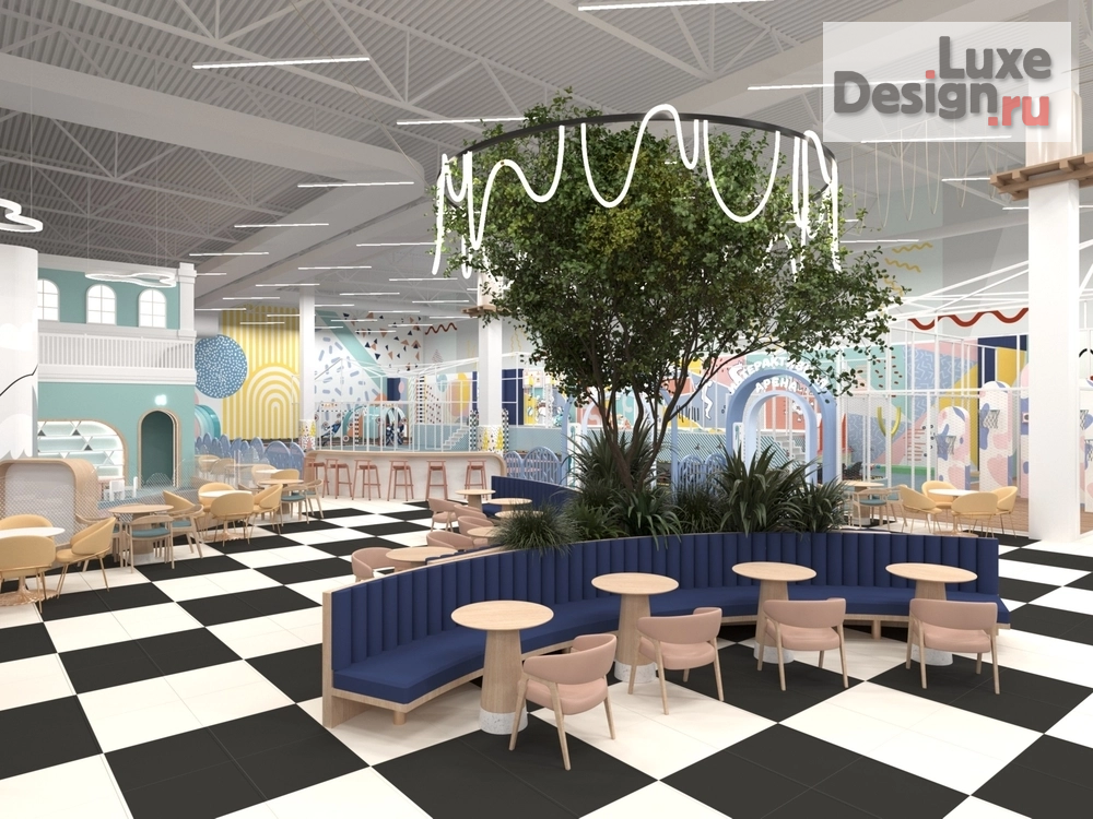 Дизайн интерьера торгового комплекса "Проект семейного парка развлечений "Мегаленд" ТРЦ "МЕГА" Омск" (фото 15)