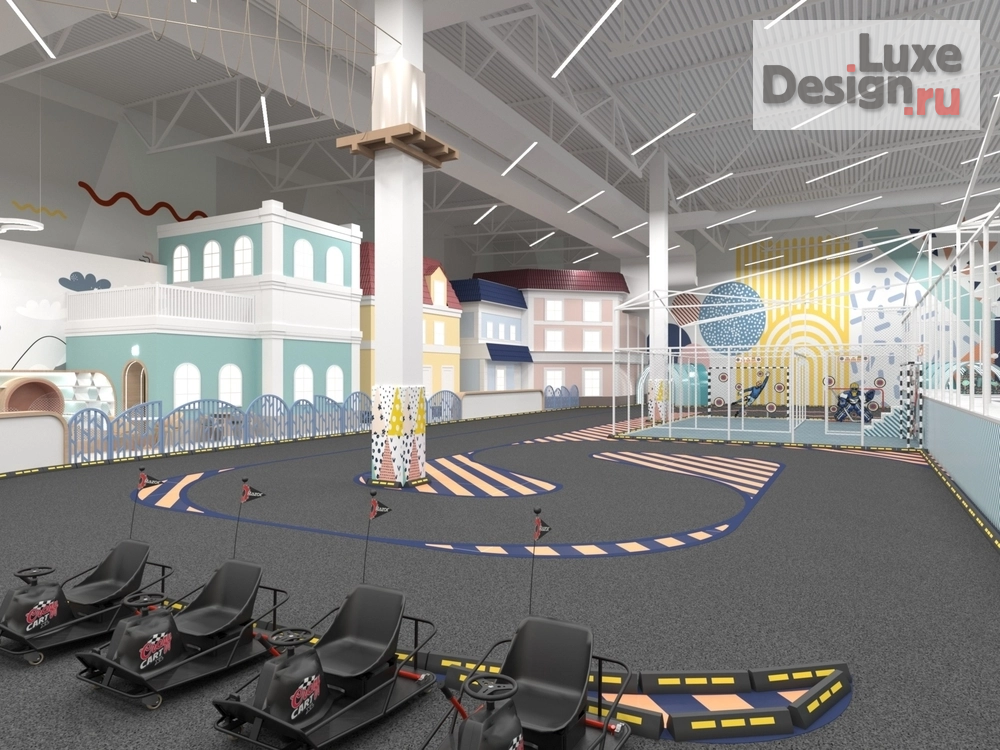 Дизайн интерьера торгового комплекса "Проект семейного парка развлечений "Мегаленд" ТРЦ "МЕГА" Омск" (фото 17)