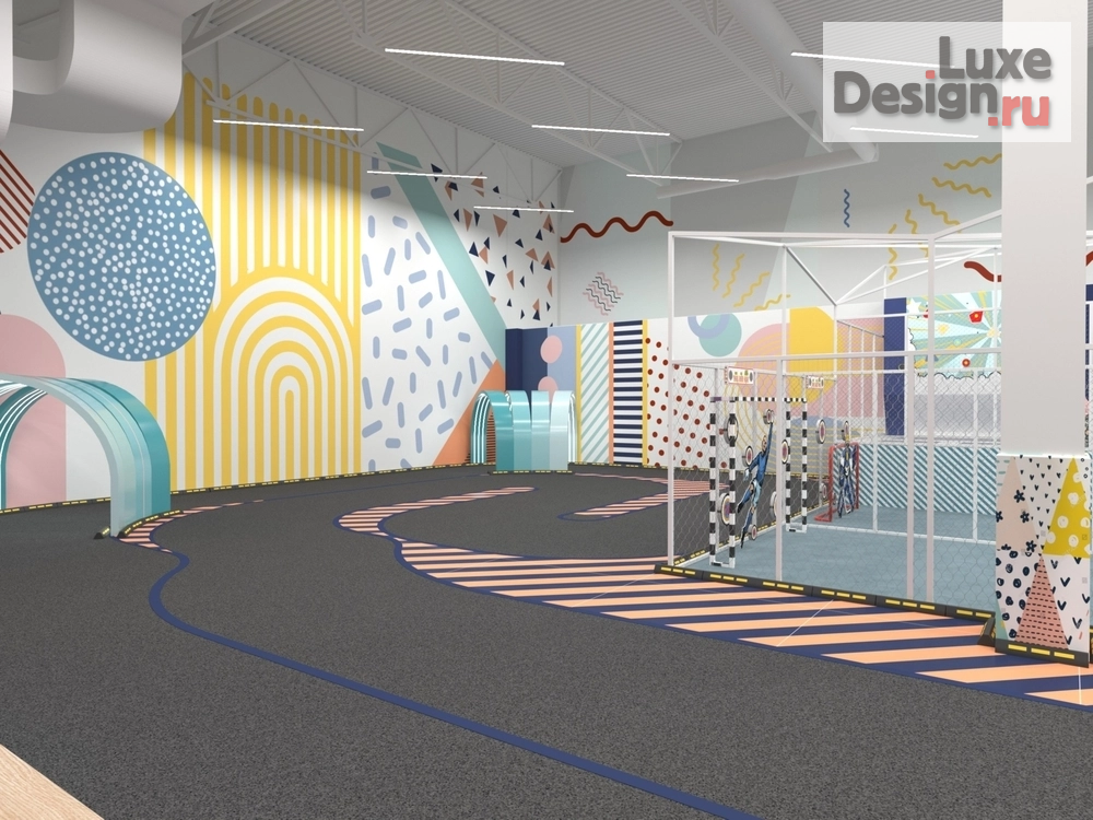Дизайн интерьера торгового комплекса "Проект семейного парка развлечений "Мегаленд" ТРЦ "МЕГА" Омск" (фото 19)