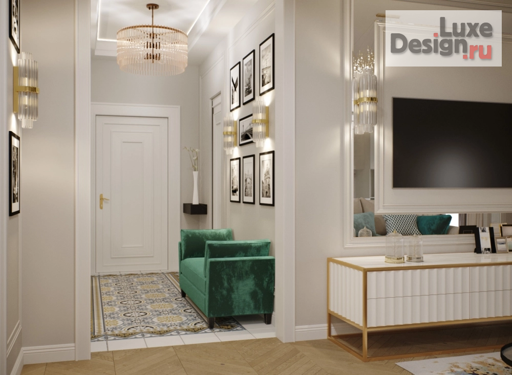 Дизайн интерьера четырехкомнатной квартиры "Квартира в ЖК Ньютон" (фото 25)