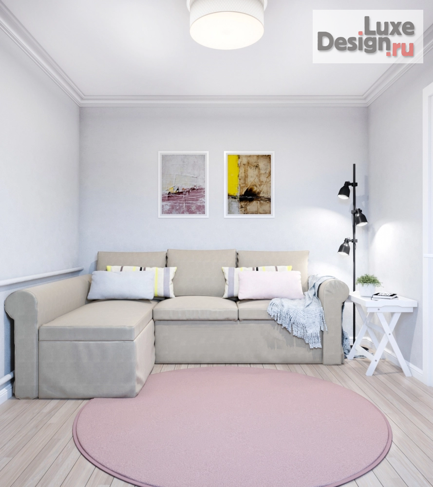 Дизайн интерьера спальни "Комната для студентки" (фото 1)