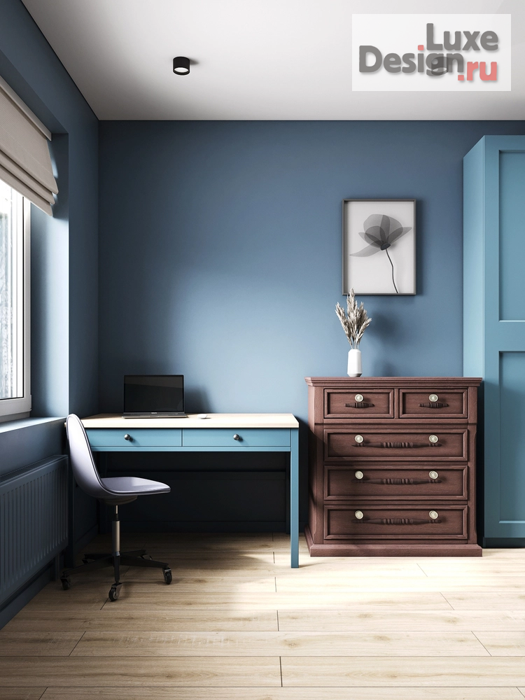 Дизайн интерьера кабинета "Кабинет Малинки" (фото 3)