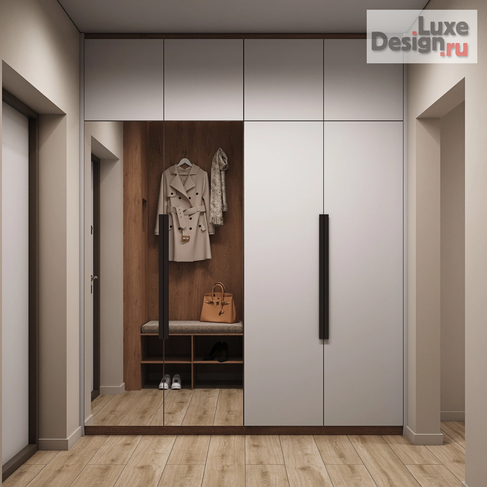 Дизайн интерьера прихожей "Прихожая Малинки" (фото 2)