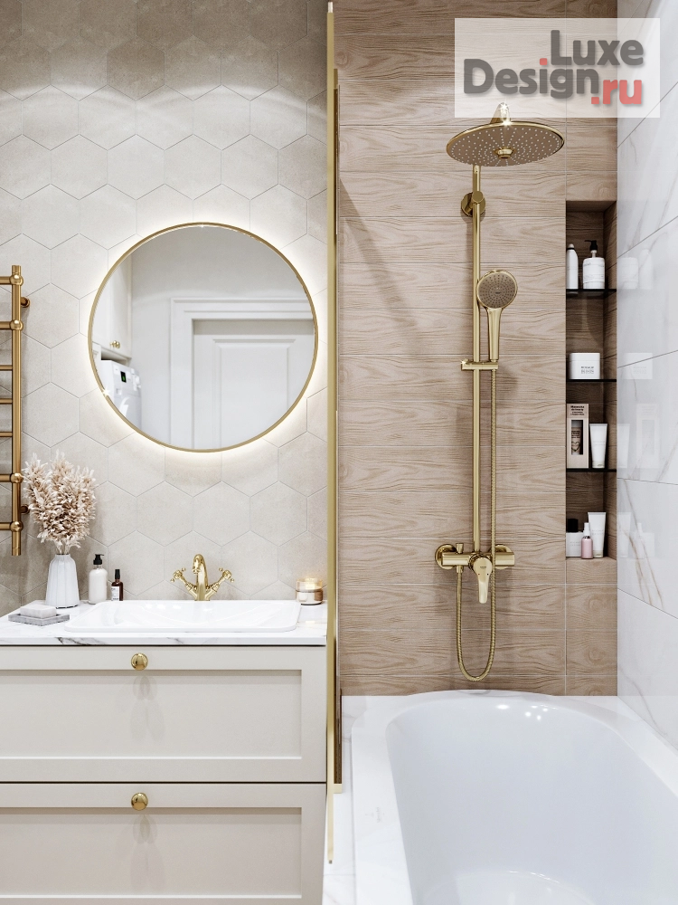 Дизайн интерьера ванной "Ванная для молодой девушки" (фото 8)