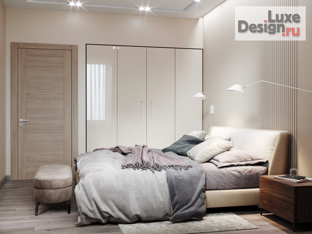 Дизайн интерьера спальни "Стильная спальня" (фото 1)