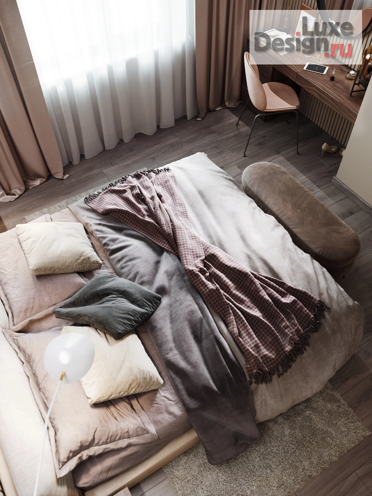 Дизайн интерьера спальни "Стильная спальня" (фото 6)