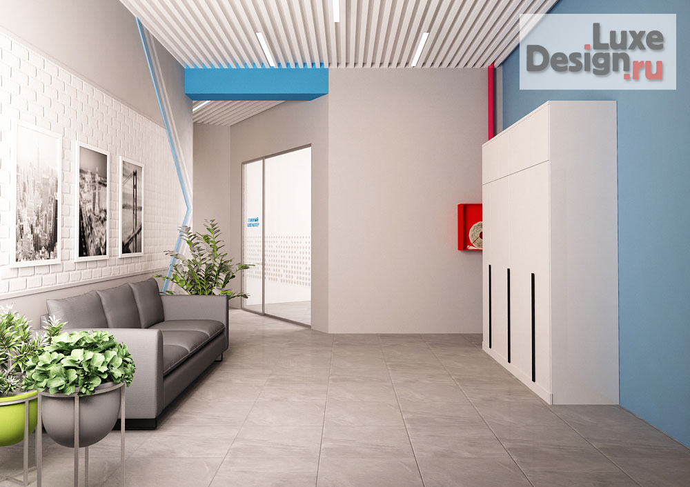 Дизайн интерьера офиса "Холл" (фото 3)
