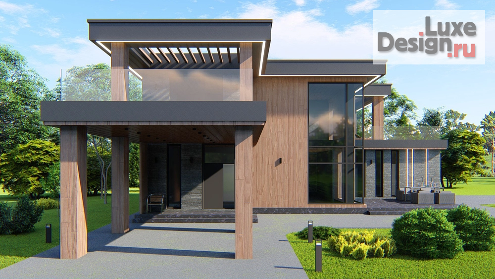 Частная архитектура "Современные прерии" (фото 1)