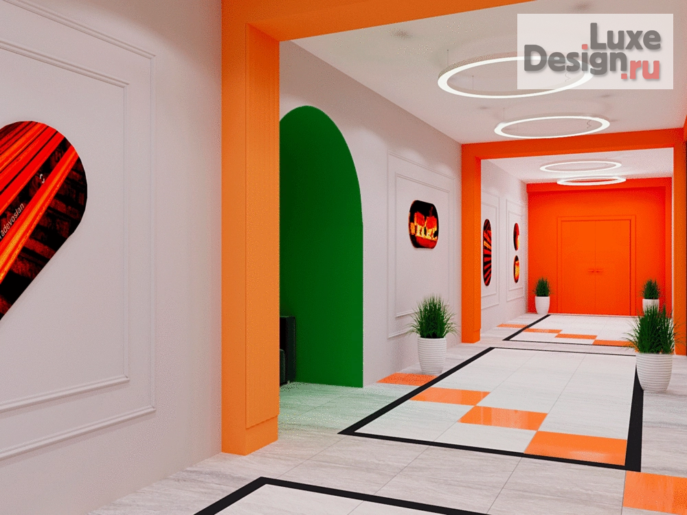 Дизайн интерьера офиса "Яркий офис" (фото 4)