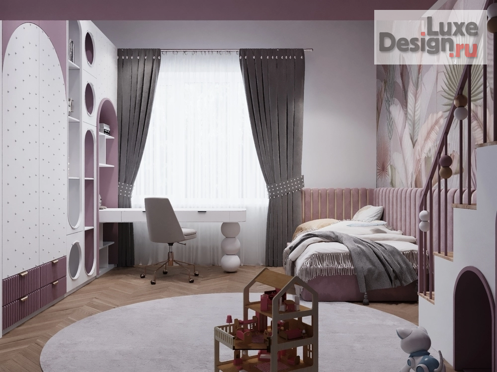 Дизайн интерьера частного дома "детская " (фото 2)