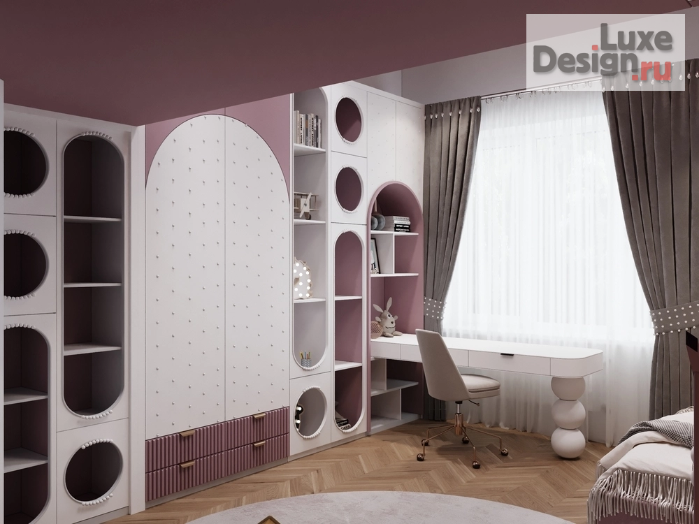 Дизайн интерьера частного дома "детская " (фото 3)