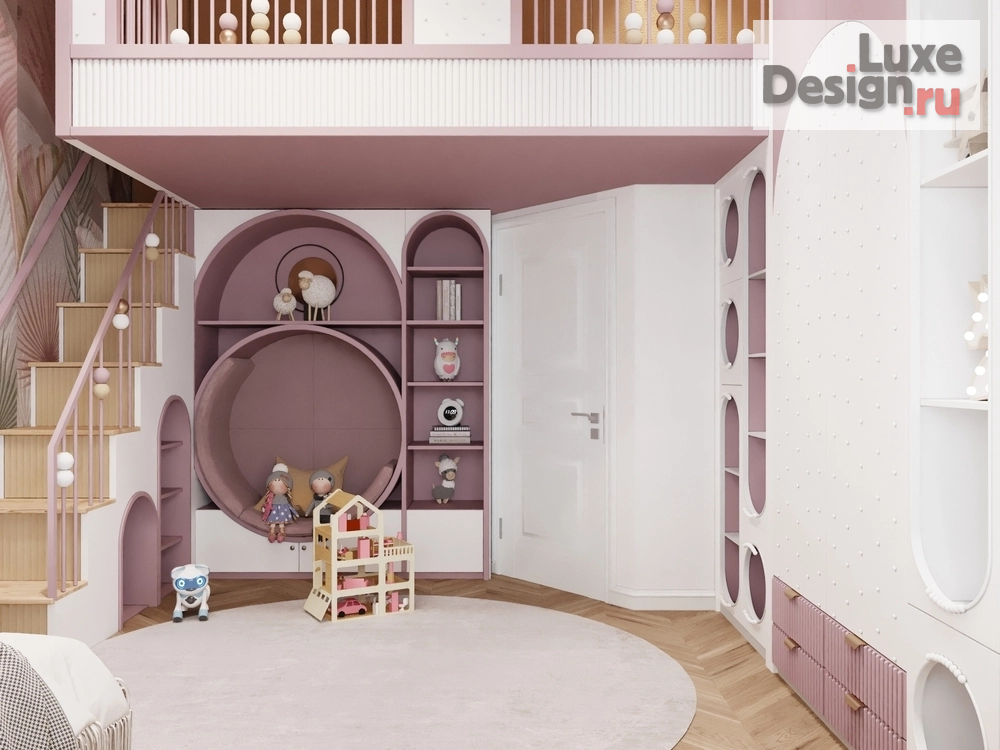 Дизайн интерьера частного дома "детская " (фото 4)