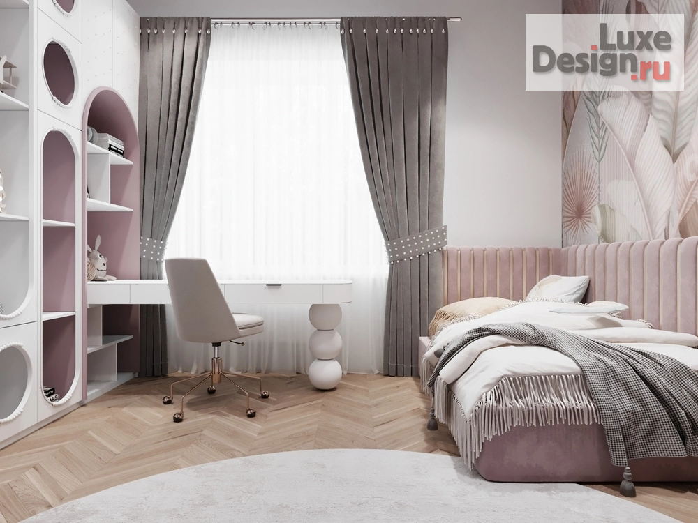 Дизайн интерьера частного дома "детская " (фото 5)