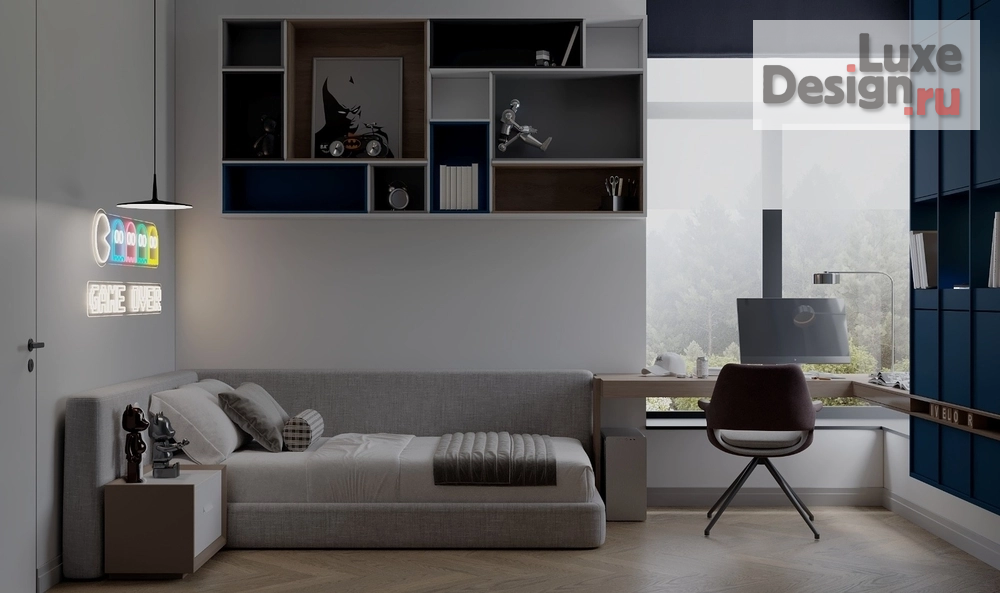 Дизайн интерьера коттеджа "СФ" (фото 5)