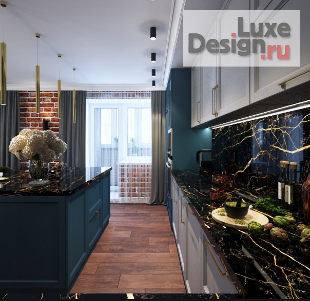 Дизайн интерьера квартиры " Квартира 120 кв.м. в Екатеринбурге" (фото 2)