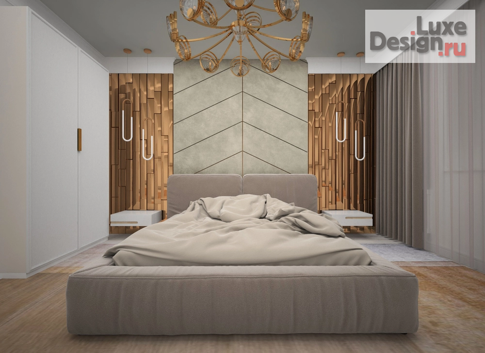 Дизайн интерьера квартиры "Спальня" (фото 1)