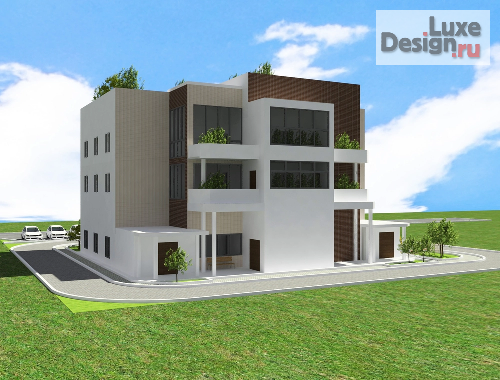 Частная архитектура "Малоквартирный жилой дом" (фото 2)