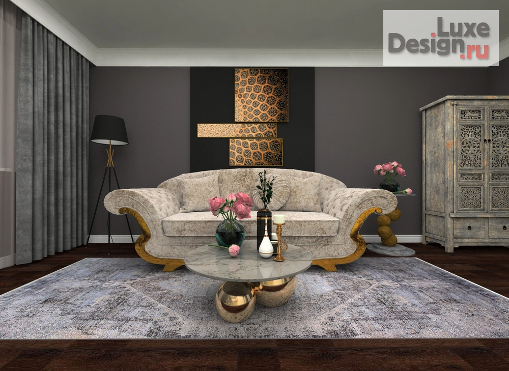 Дизайн интерьера гостиной "Гостиная" (фото 1)