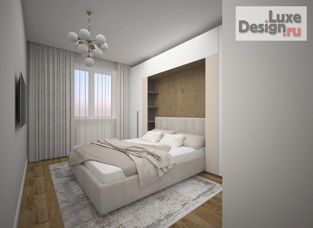 Дизайн интерьера квартиры "Спальня" (фото 1)