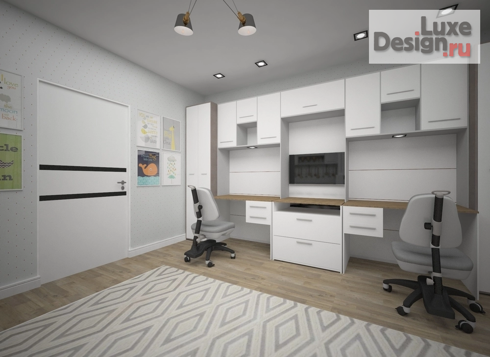 Дизайн интерьера квартиры "Детская " (фото 1)