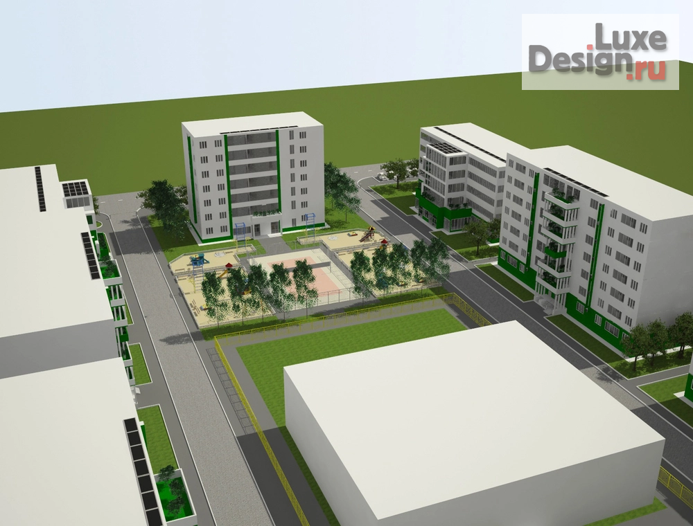 Общественная архитектура "Жилая застройка" (фото 5)