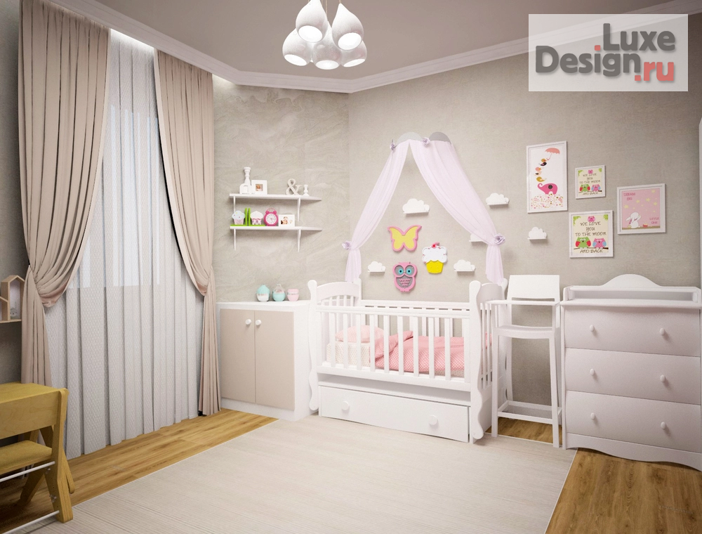 Дизайн интерьера квартиры "Детская комната" (фото 1)