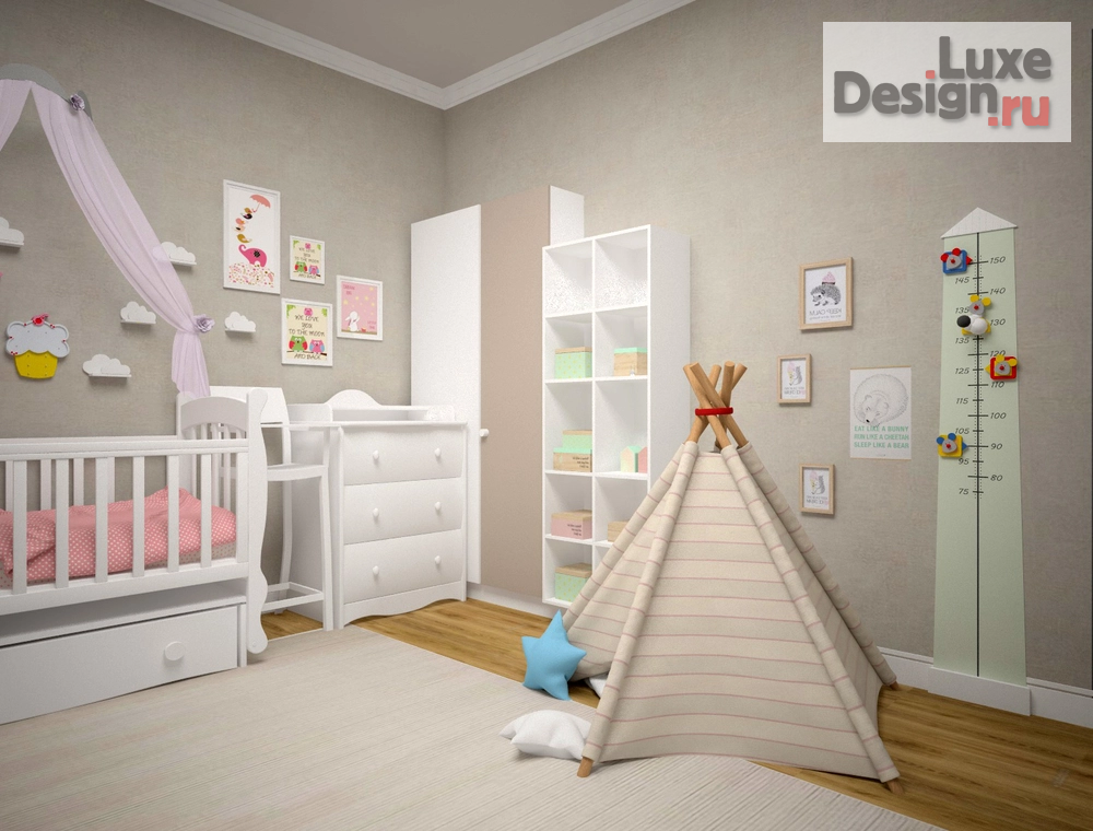 Дизайн интерьера квартиры "Детская комната" (фото 2)