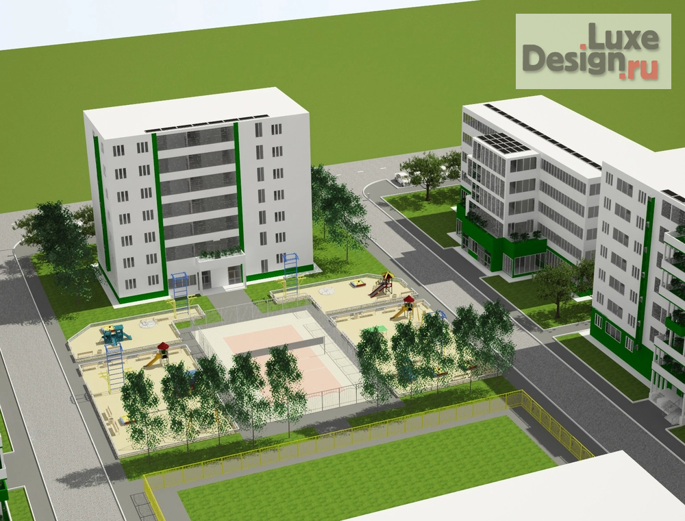 Общественная архитектура "Жилая застройка" (фото 6)