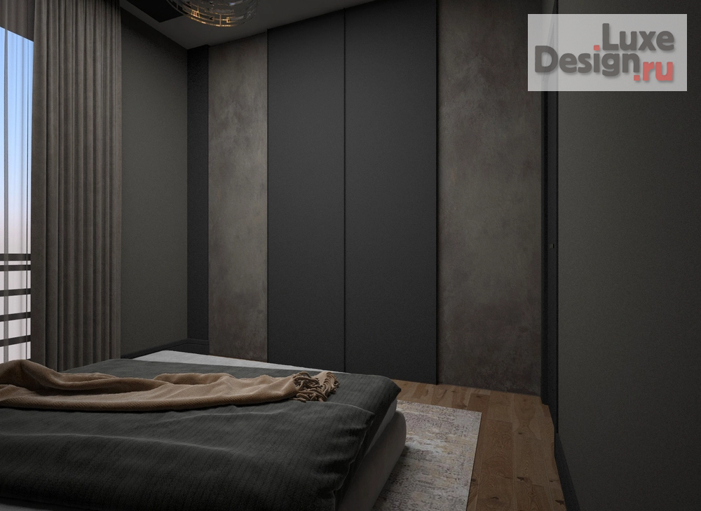 Дизайн интерьера двухкомнатной квартиры "Спальня" (фото 2)