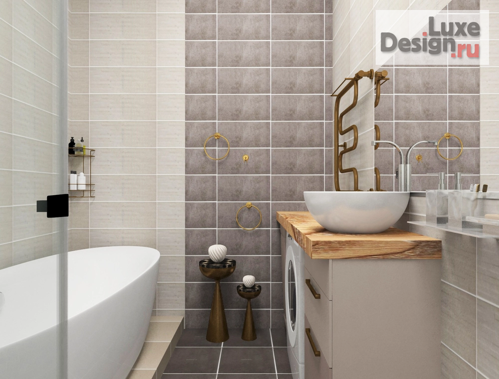 Дизайн интерьера квартиры "Ванная" (фото 1)
