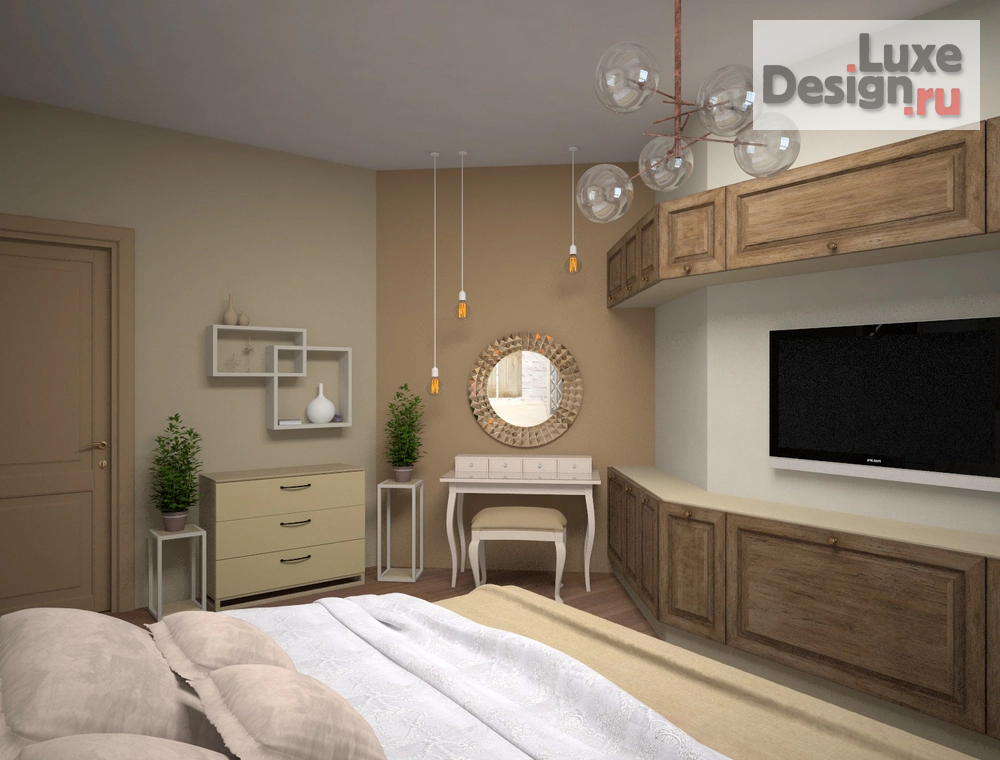 Дизайн интерьера квартиры "Спальня" (фото 1)