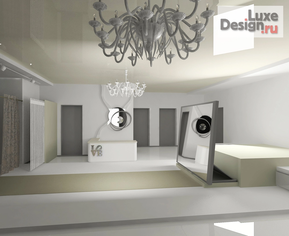 Дизайн интерьера шоу-рума "Свадебный салон-магазин" (фото 2)