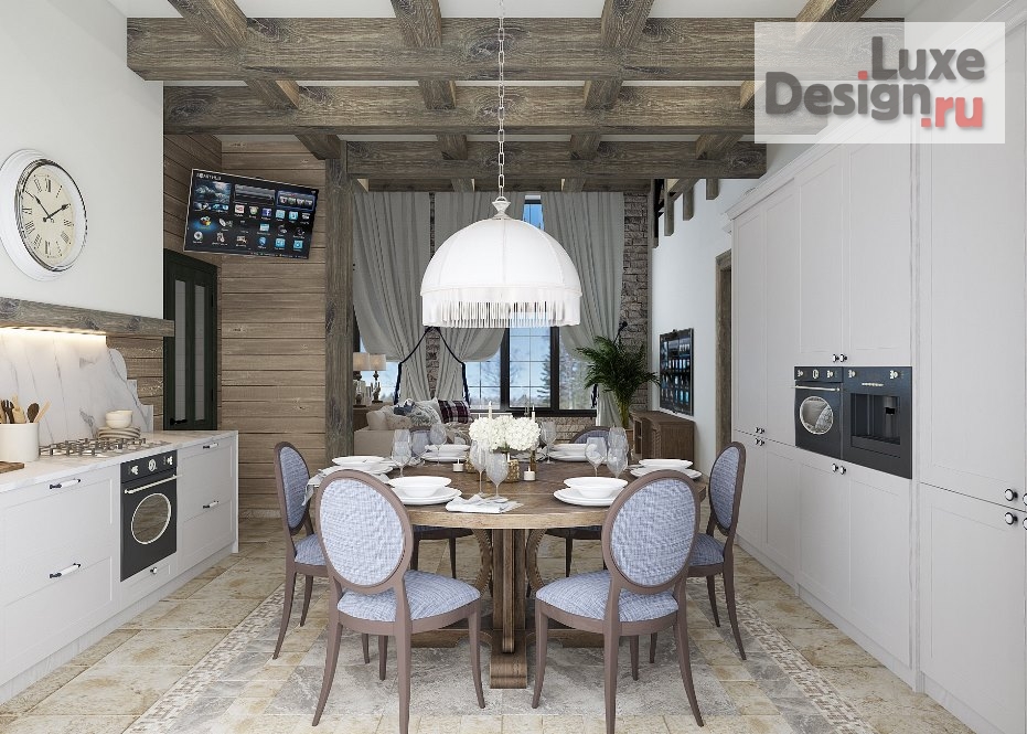 Дизайн интерьера загородного дома "Aristocratic chalet " (фото 6)