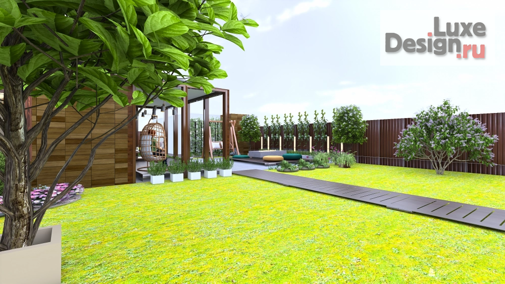 Ландшафтный дизайн "Ландшафтный дизайн участка загородного дома" (фото 28)