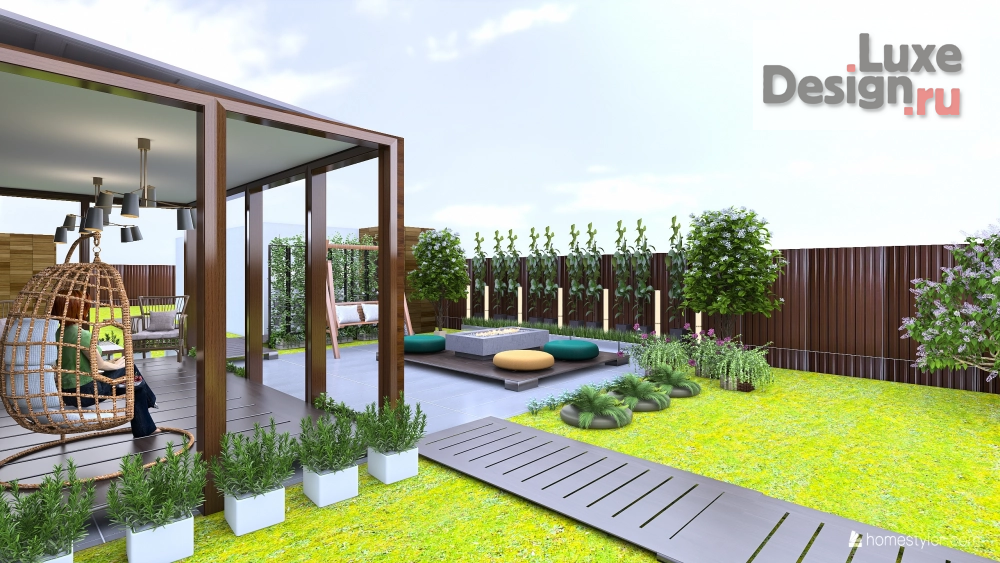 Ландшафтный дизайн "Ландшафтный дизайн участка загородного дома" (фото 16)