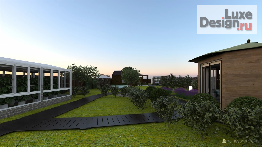 Ландшафтный дизайн "Ландшафтный дизайн участка загородного дома" (фото 12)